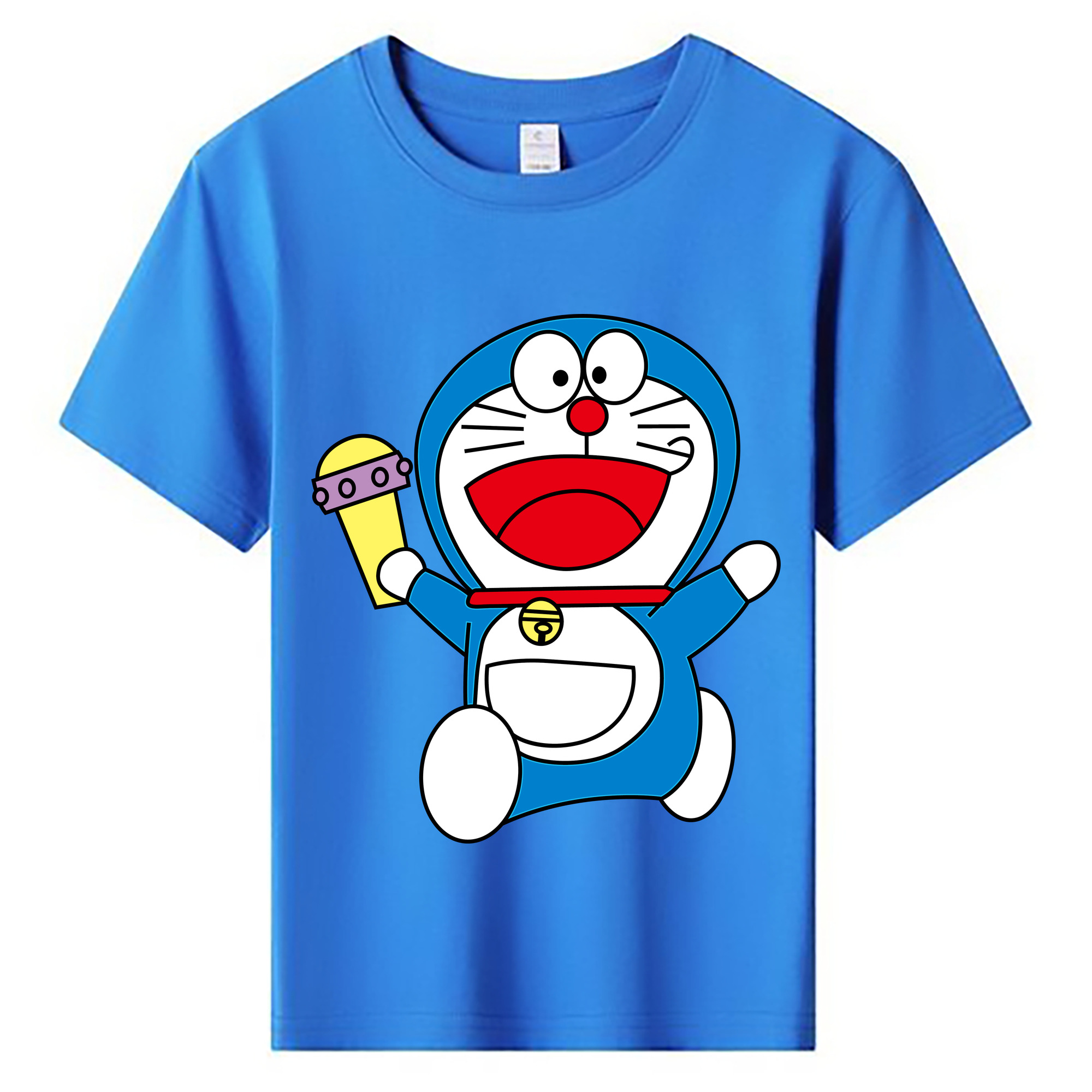 （画像用） ドラえもん Doraemon 綿100％キッズTシャツ（フロントプリント）